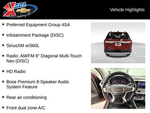 Certified 2020 GMC Acadia SLT AWD/4WD image 2