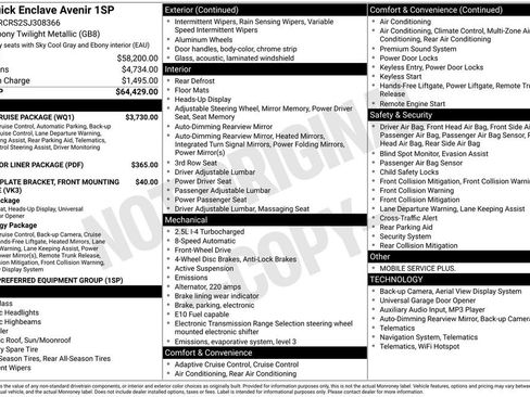 Certified 2025 Buick Enclave Avenir w/ Super Cruise Package image 49