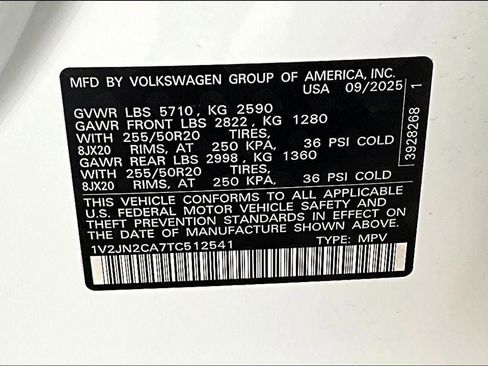 New 2026 Volkswagen Atlas SE image 21