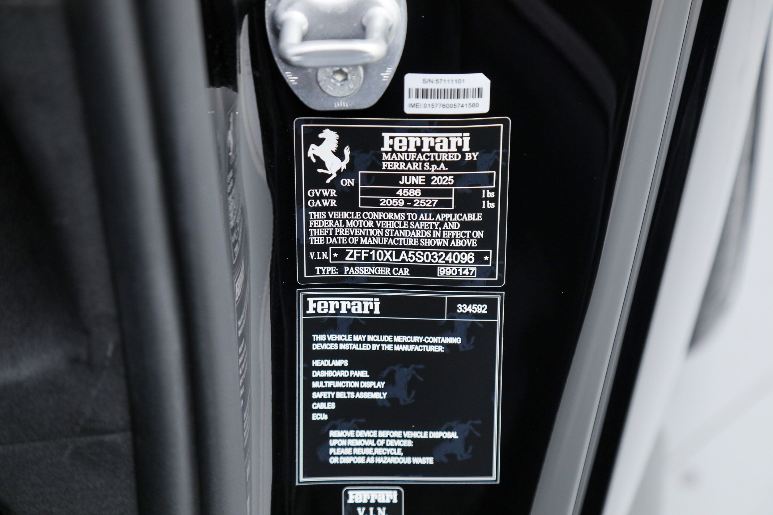 Certified 2025 Ferrari 12Cilindri RWD image 53