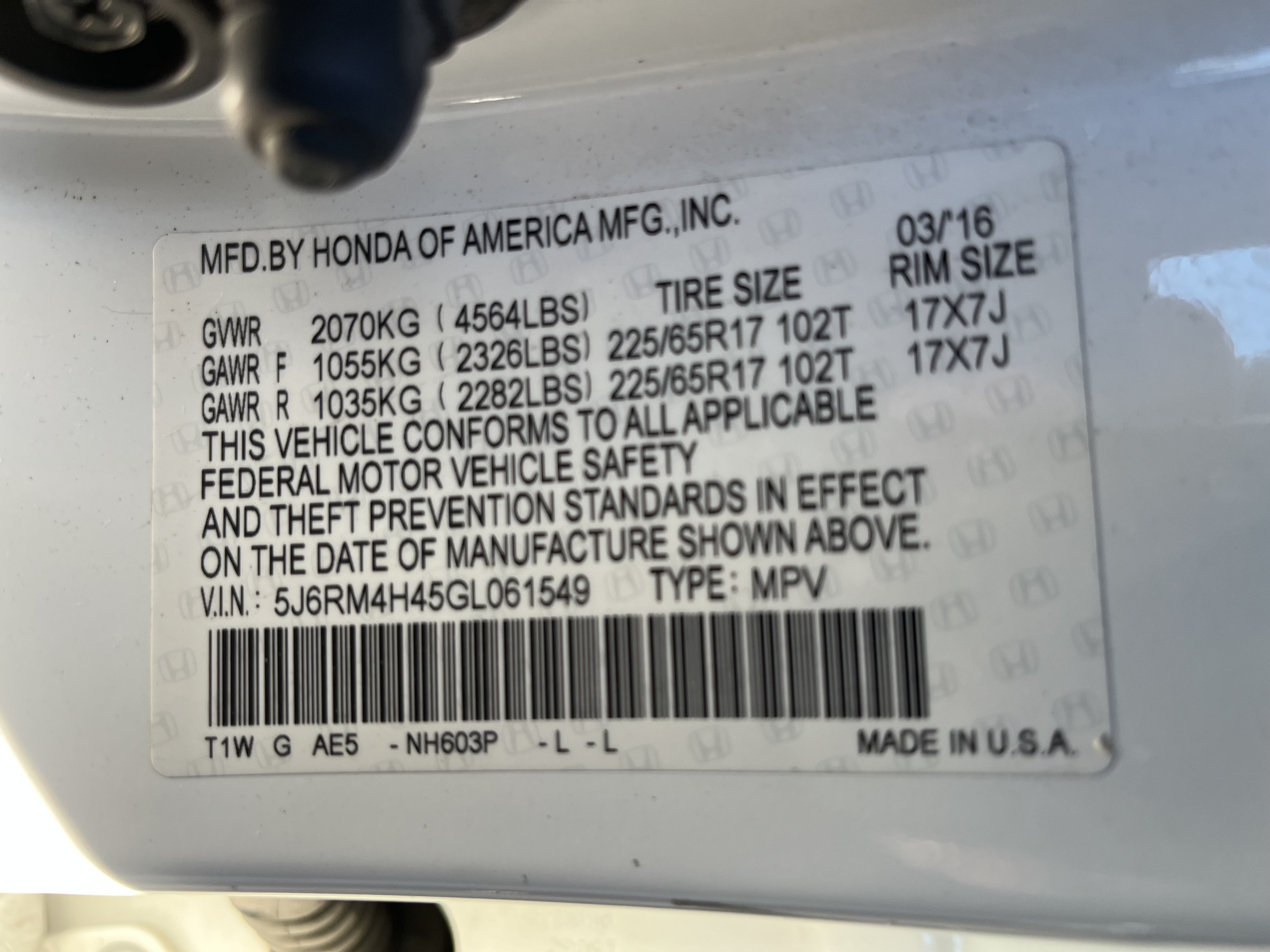 Used 2016 Honda CR-V SE image 17