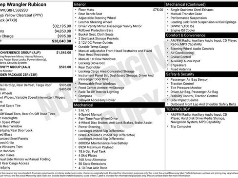 Used 2015 Jeep Wrangler Rubicon w/ Power Convenience Group AWD/4WD image 7
