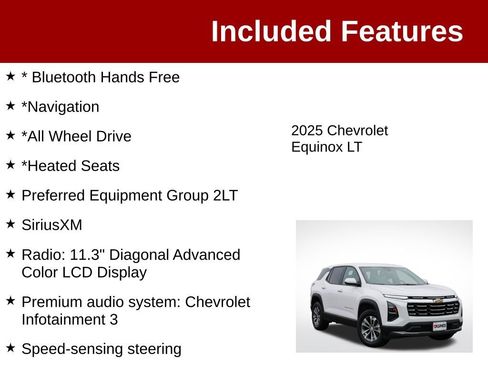 Used 2025 Chevrolet Equinox LT AWD/4WD image 3