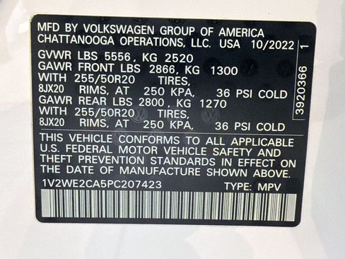 Used 2023 Volkswagen Atlas Cross Sport SE FWD image 19