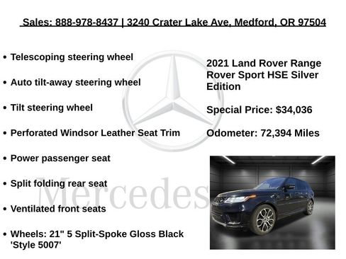 Used 2021 Land Rover Range Rover Sport HSE Silver Edition image 15