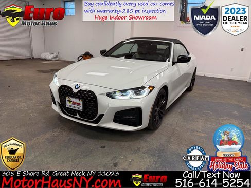 Used 2022 BMW 430i xDrive Convertible w/ M Sport Package image 1