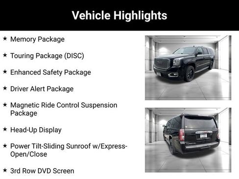 Used 2015 GMC Yukon XL Denali w/ Touring Package AWD/4WD image 2