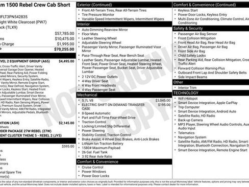 Used 2023 RAM 1500 Rebel w/ Rebel Level 2 Equipment Group AWD/4WD image 10