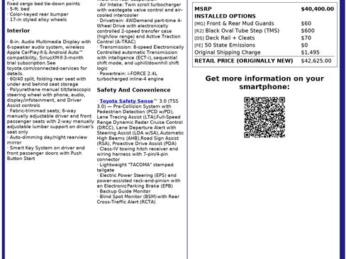 Used 2024 Toyota Tacoma SR5 AWD/4WD image 3