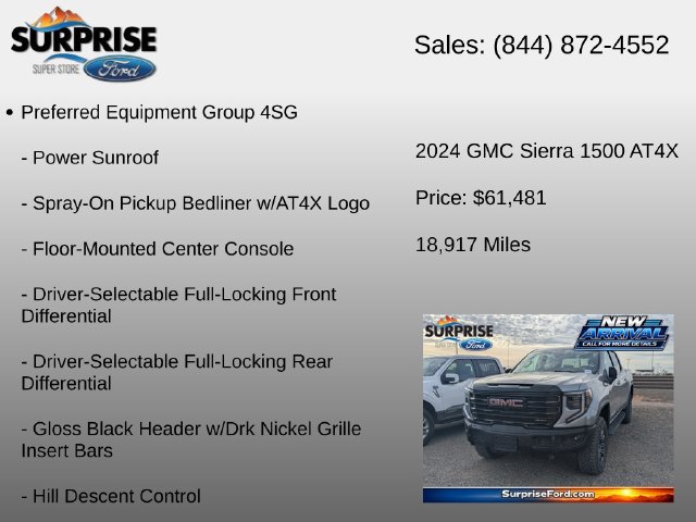 Used 2024 GMC Sierra 1500 AT4X AWD/4WD image 15