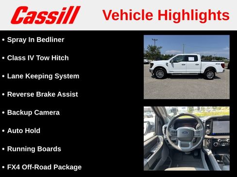 Used 2025 Ford F150 XLT w/ Equipment Group 302A MID AWD/4WD image 21