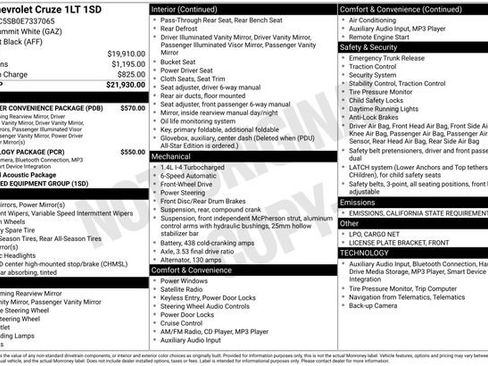 Used 2014 Chevrolet Cruze LT image 33