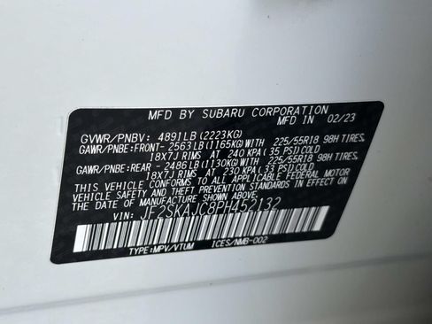 Certified 2023 Subaru Forester Sport AWD/4WD image 35