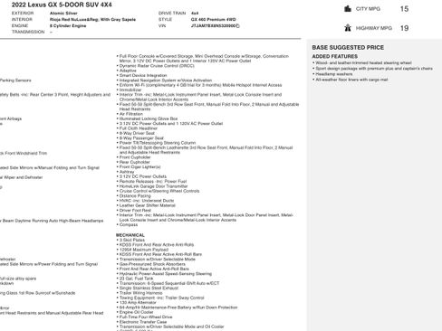 Used 2022 Lexus GX 460 Premium AWD/4WD image 6