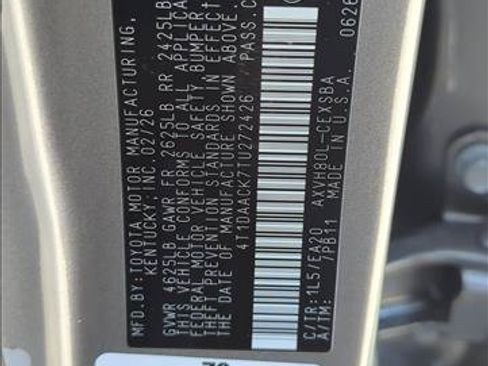 Used 2026 Toyota Camry SE FWD image 21