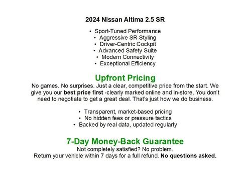 Used 2024 Nissan Altima 2.5 SR w/ SR Premium Package image 1