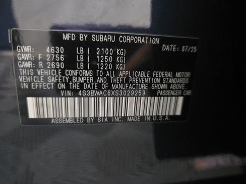 Certified 2025 Subaru Legacy Premium AWD/4WD image 40