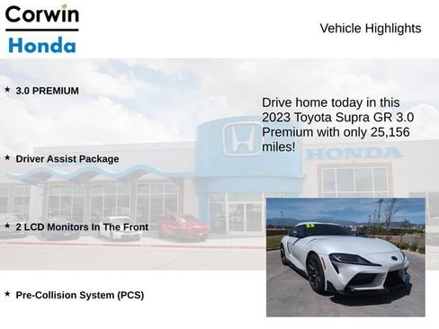 Used 2023 Toyota Supra Premium w/ Driver Assist Package RWD image 6