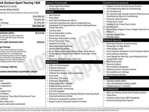 New 2026 Buick Enclave Sport Touring w/ Power Package FWD image 25