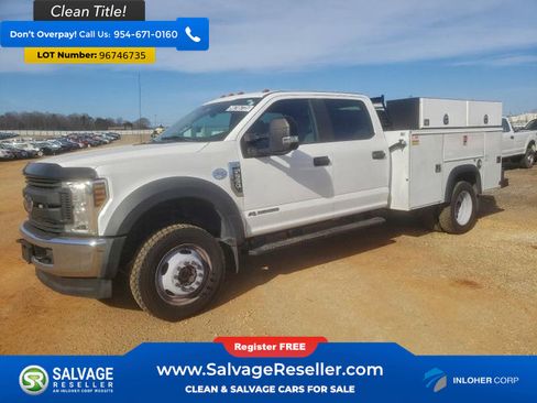 Used 2019 Ford F550 4x4 Crew Cab Super Duty w/ Power Equipment Group image 1