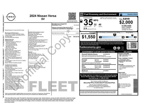 Used 2024 Nissan Versa SV FWD image 4