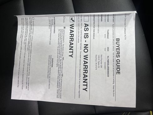 Used 2024 Chevrolet TrailBlazer ACTIV w/ Convenience Package image 27