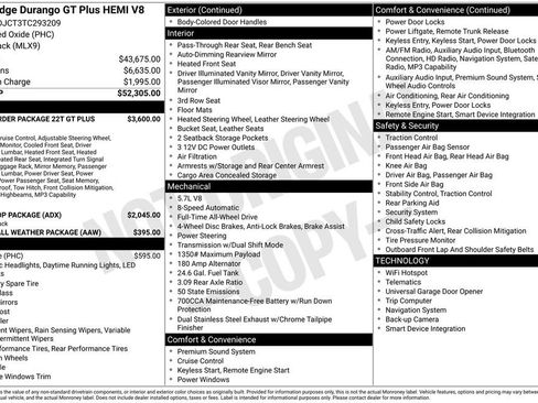 New 2026 Dodge Durango GT AWD/4WD image 6