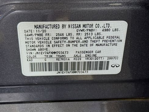 Used 2021 INFINITI Q50 Pure RWD image 23