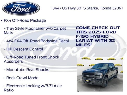 New 2025 Ford F150 Lariat w/ Equipment Group 502A High image 30