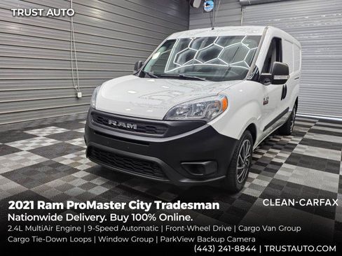 Used 2021 RAM ProMaster City Tradesman FWD image 1