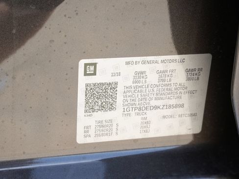 Used 2019 GMC Sierra 1500 SLT RWD image 27