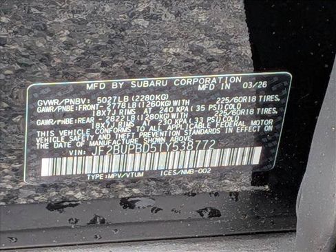 New 2026 Subaru Outback Premium AWD/4WD image 19