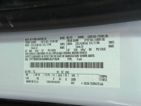 Used 2021 Ford Transit 350 148 High Roof Extended image 45