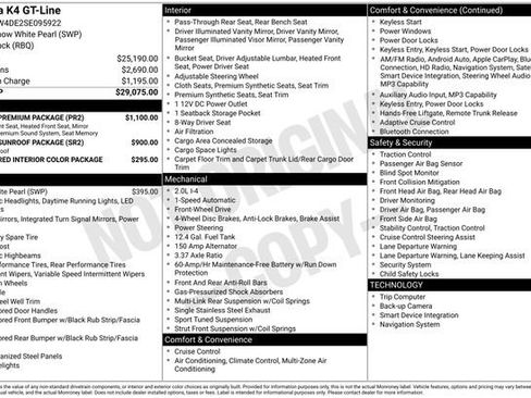 Used 2025 Kia K4 GT-Line w/ GT-Line Premium Package FWD image 52