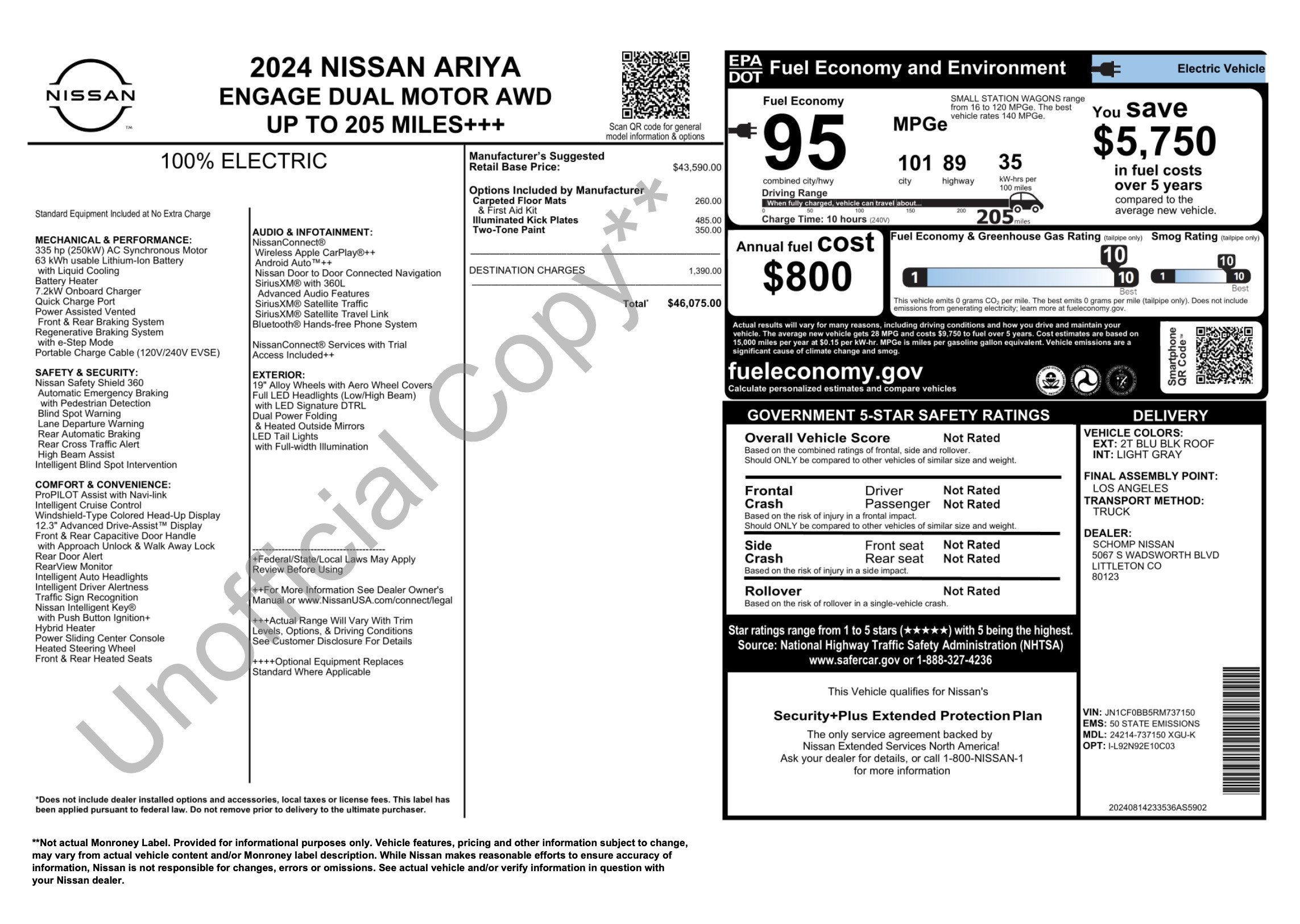 Used 2024 Nissan Ariya AWD image 3