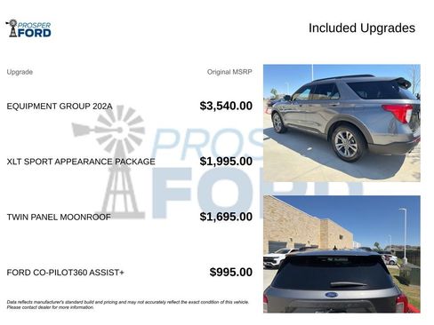 Used 2023 Ford Explorer XLT w/ Equipment Group 202A RWD image 3
