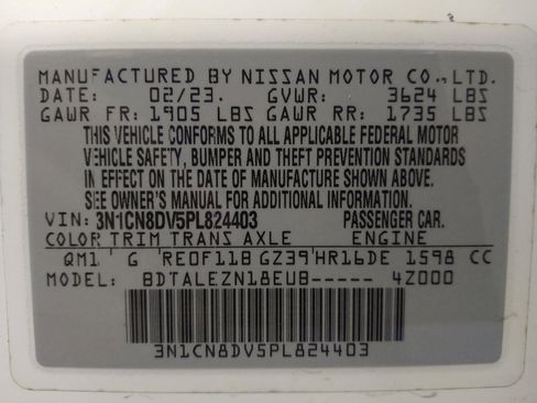 Used 2023 Nissan Versa S FWD image 33