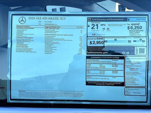 New 2026 Mercedes-Benz GLE 450 GLE 450 image 13