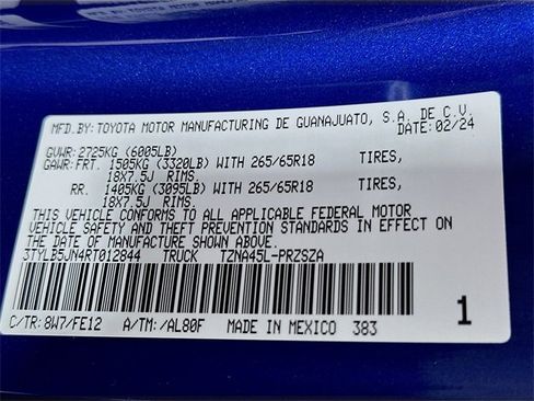 Used 2024 Toyota Tacoma 4x4 Double Cab image 4