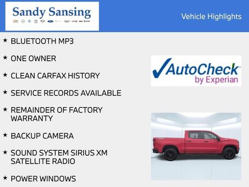 Used 2020 Chevrolet Silverado 1500 LT Trail Boss w/ Convenience Package AWD/4WD image 6