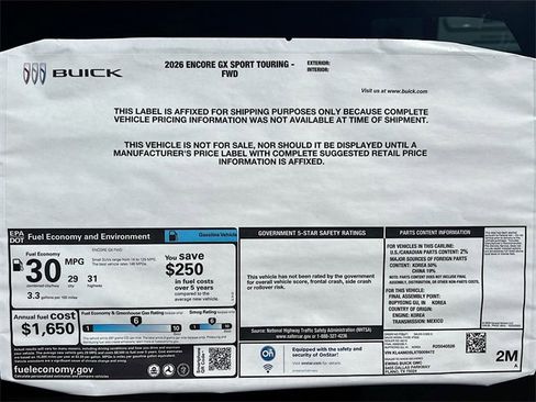 New 2026 Buick Encore GX Sport Touring w/ Advanced Technology Package image 21