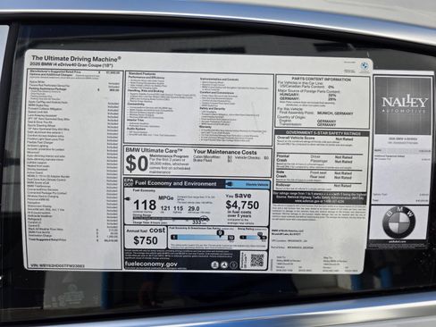 Used 2026 BMW i4 eDrive40 w/ Parking Assistance Package RWD image 7