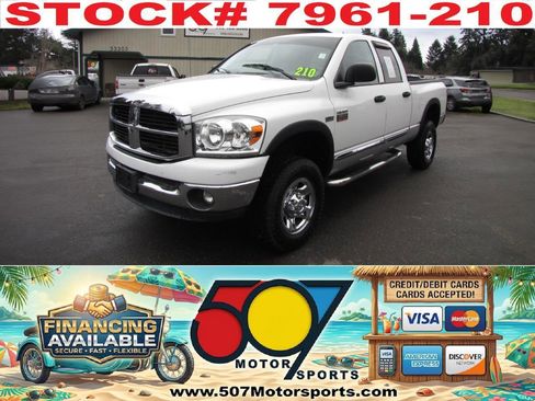 Used 2007 Dodge Ram 2500 Truck SLT w/ Trailer Tow Group AWD/4WD image 1