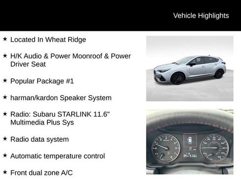 Used 2024 Subaru Impreza RS w/ Popular Package #1 AWD/4WD image 8