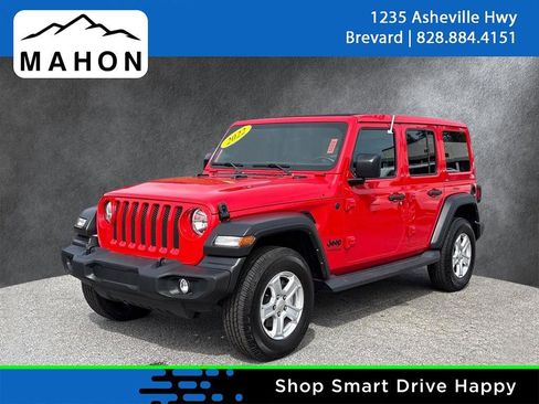 Used 2022 Jeep Wrangler Unlimited Sport w/ Sun And Sound Package AWD/4WD image 1