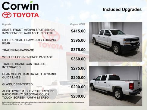 Used 2016 Chevrolet Silverado 1500 W/T w/ Trailering Package image 4