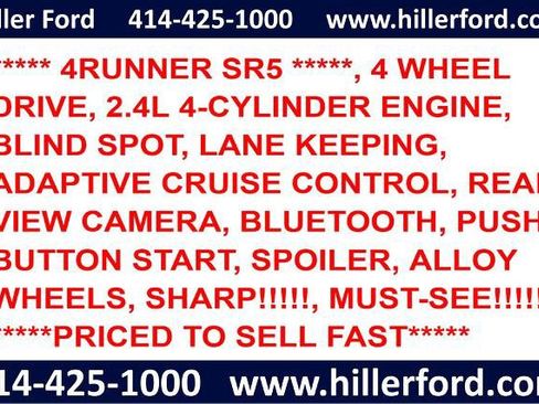 Used 2025 Toyota 4Runner SR5 AWD/4WD image 2