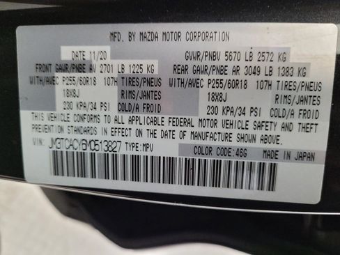 Used 2021 MAZDA CX-9 Touring FWD image 33