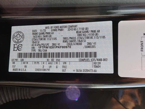 Used 2023 Ford F150 XLT w/ Equipment Group 302A High AWD/4WD image 51