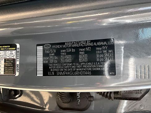 Certified 2024 Hyundai Santa Fe Limited FWD image 33